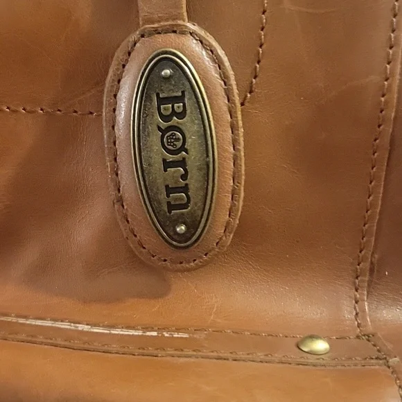 All leather BORN  shoulder bag - Picture 4 of 6